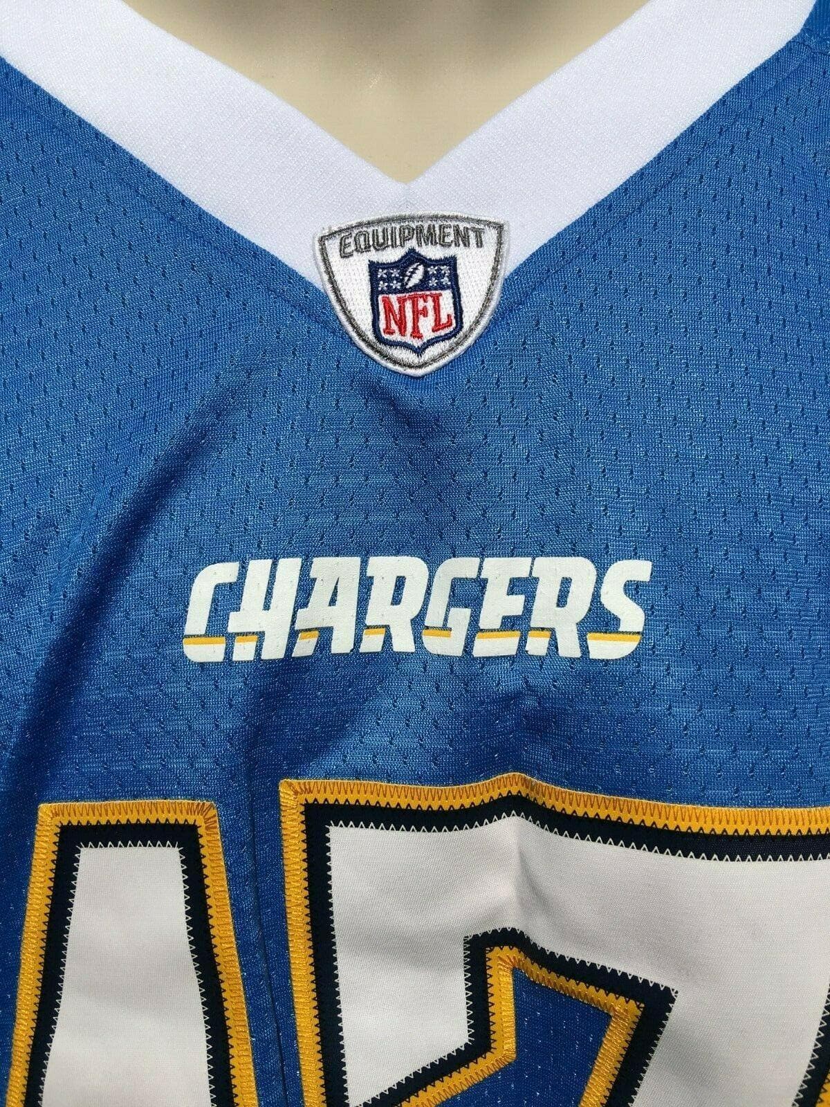 NFL Los Angeles Chargers Phillip Rivers #17 Stitched Reebok Jersey Men's Large
