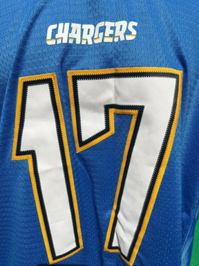 NFL Los Angeles Chargers Phillip Rivers #17 Stitched Reebok Jersey Men's Large
