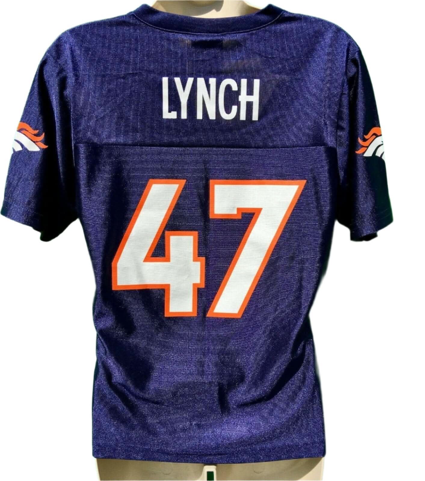 NFL Denver Broncos John Lynch #47 Jersey Women's Medium