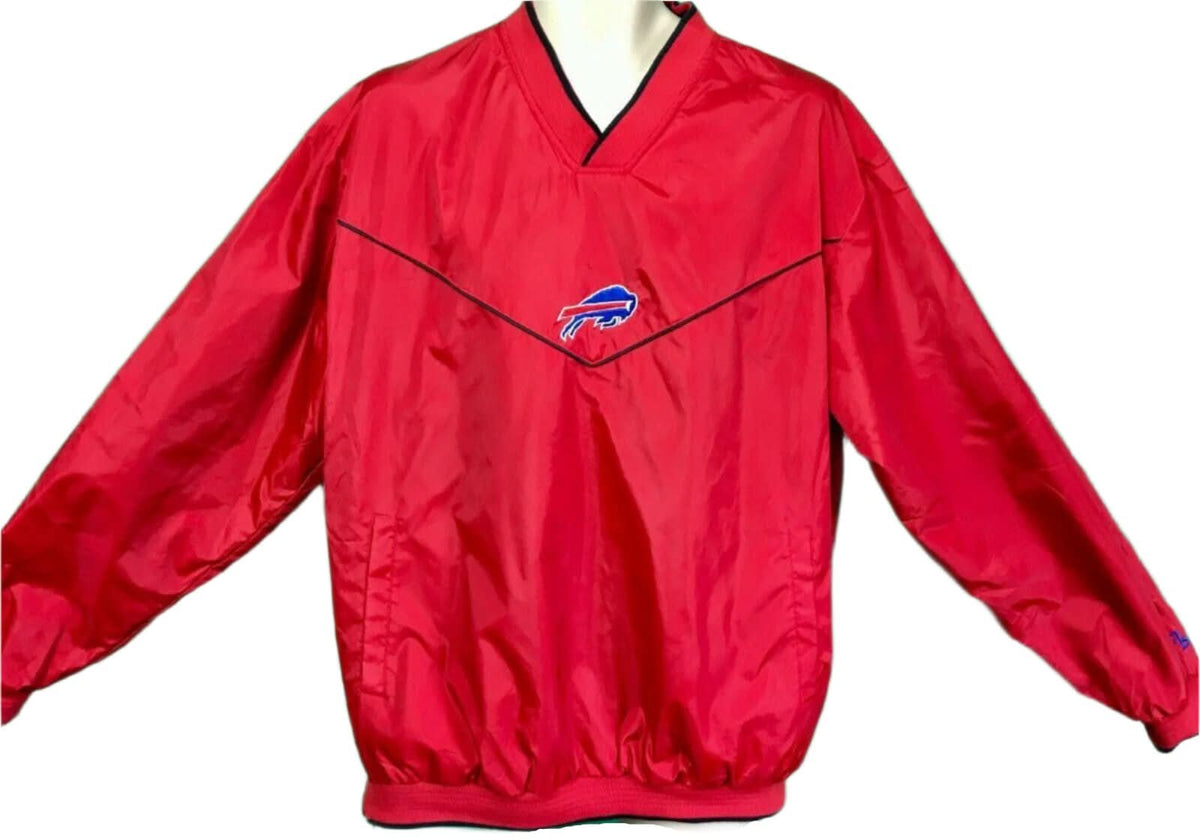 NFL Buffalo Bills Sideline Pullover Top Jacket Reversible Men's Large