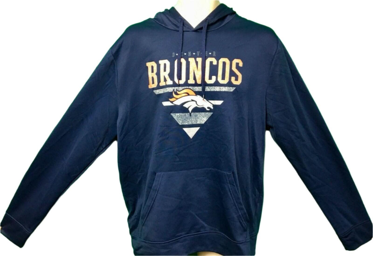 NFL Denver Broncos TX3 Warm Pullover Hoodie Men's Large NWT