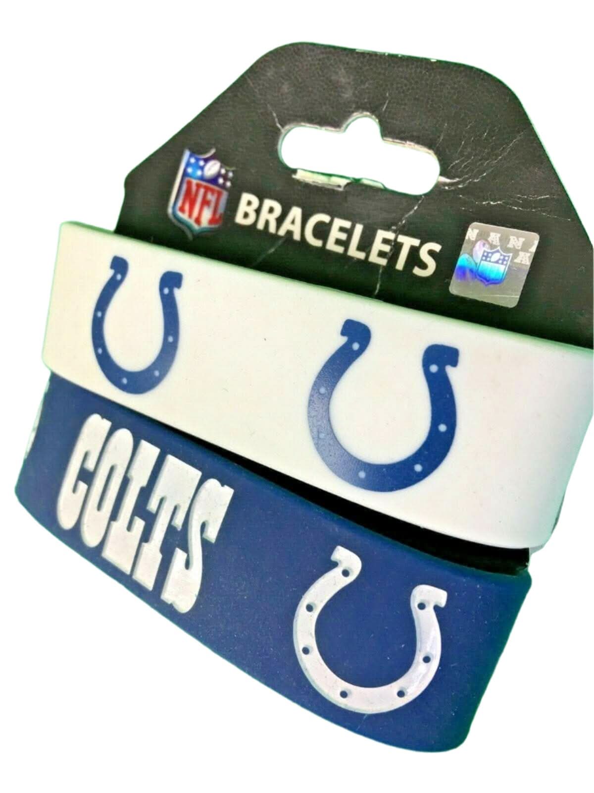 NFL Indianapolis Colts Rubber Bracelets/Wristbands NWT