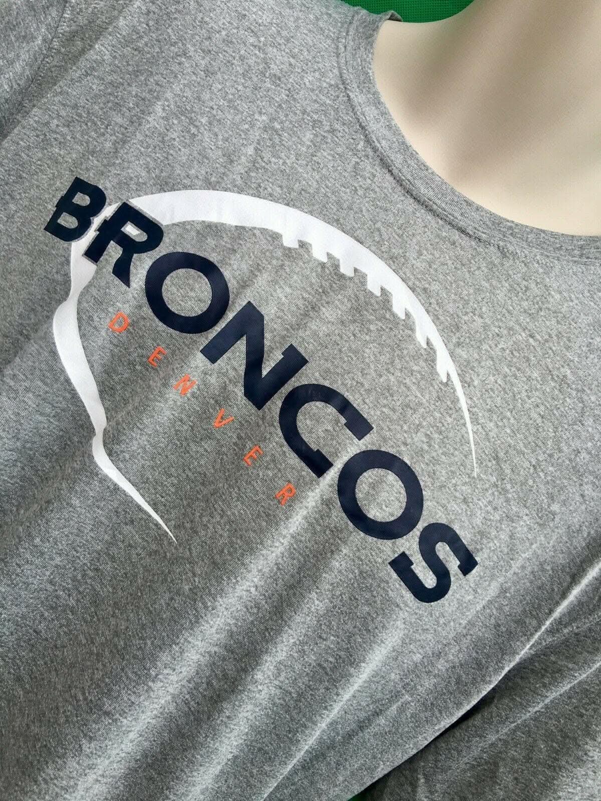 NFL Denver Broncos Grey T-Shirt Men's Large NWT