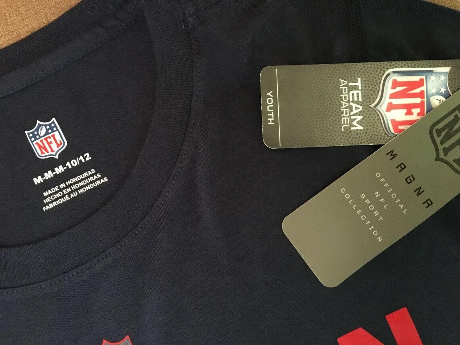 NFL Houston Texans Magna T-Shirt Youth Medium 10-12 NWT