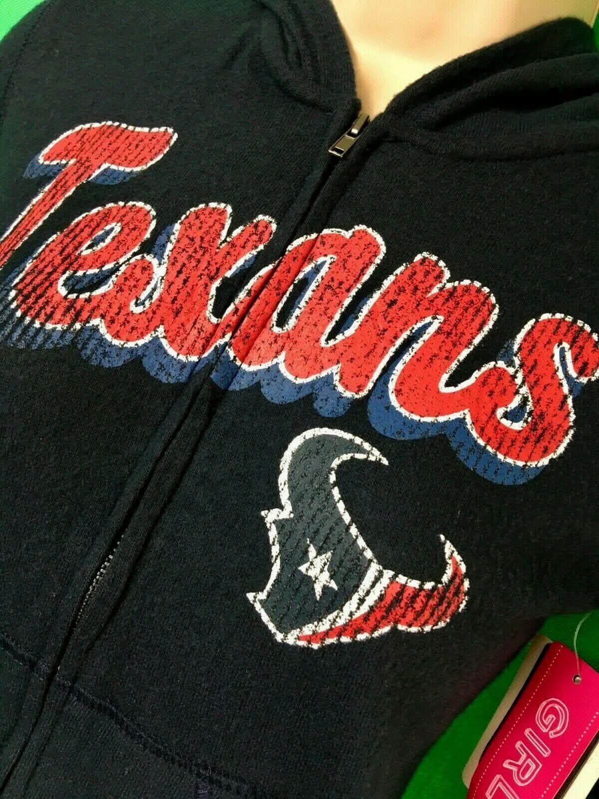 NFL Houston Texans Super Soft Full Zip Hoodie Youth Small 6 NWT