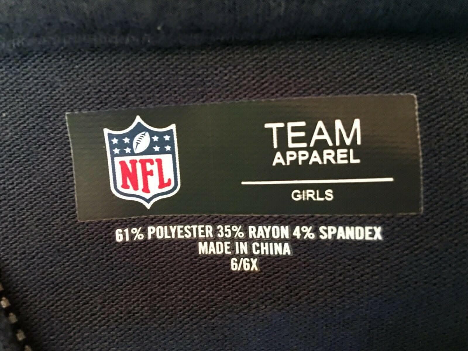 NFL Houston Texans Super Soft Full Zip Hoodie Youth Small 6 NWT