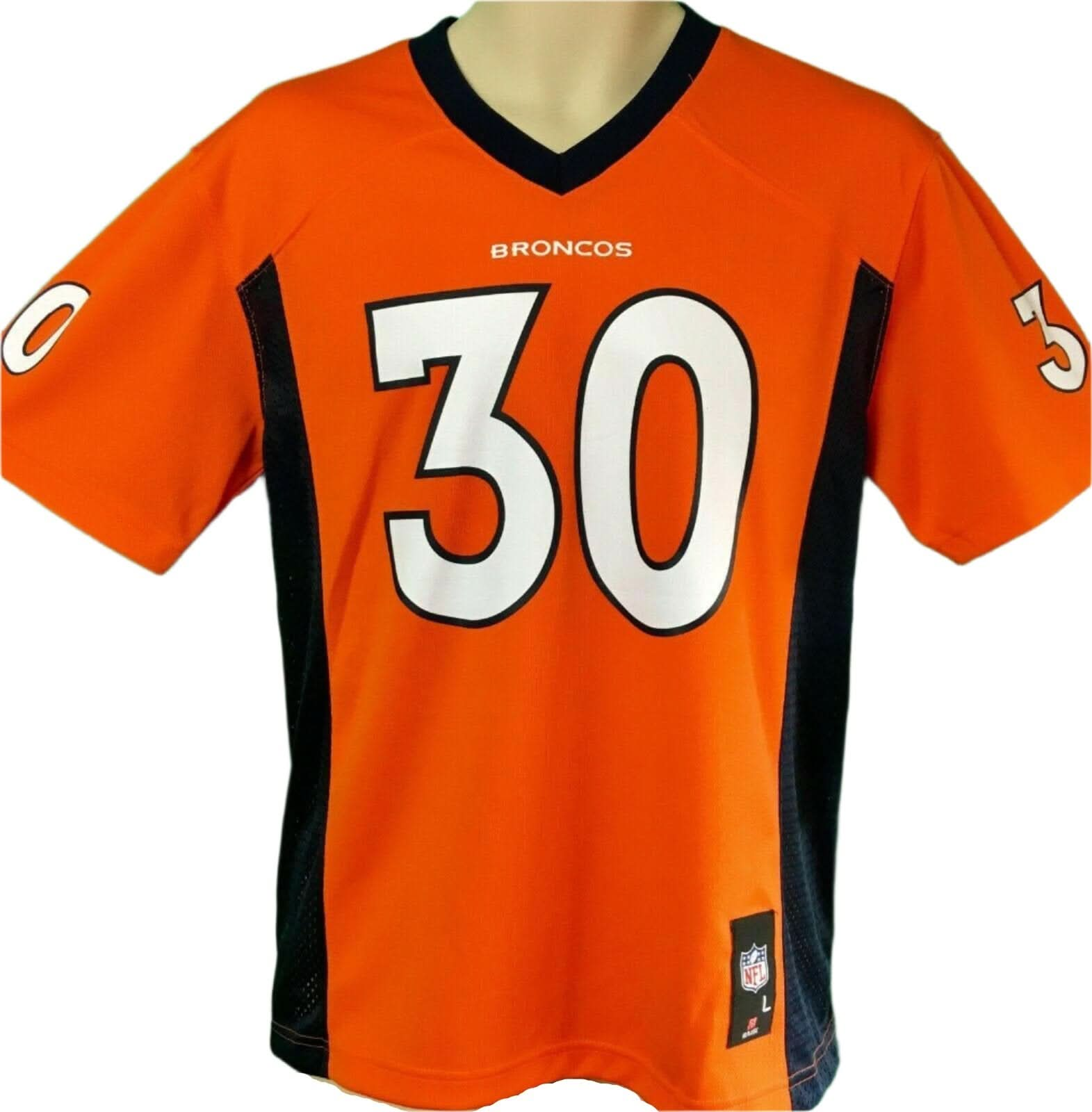 NFL Denver Broncos Phillip Lindsay #30 Jersey Youth Large 14-16 NWT