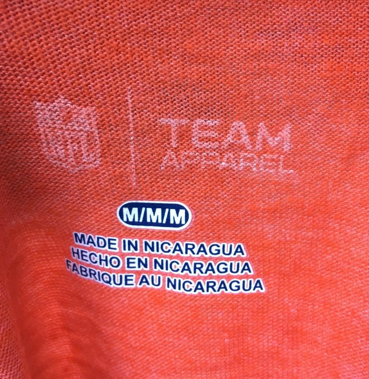 NFL Denver Broncos Orange Tri-Blend Notch V-Neck T-Shirt Women's Medium NWT