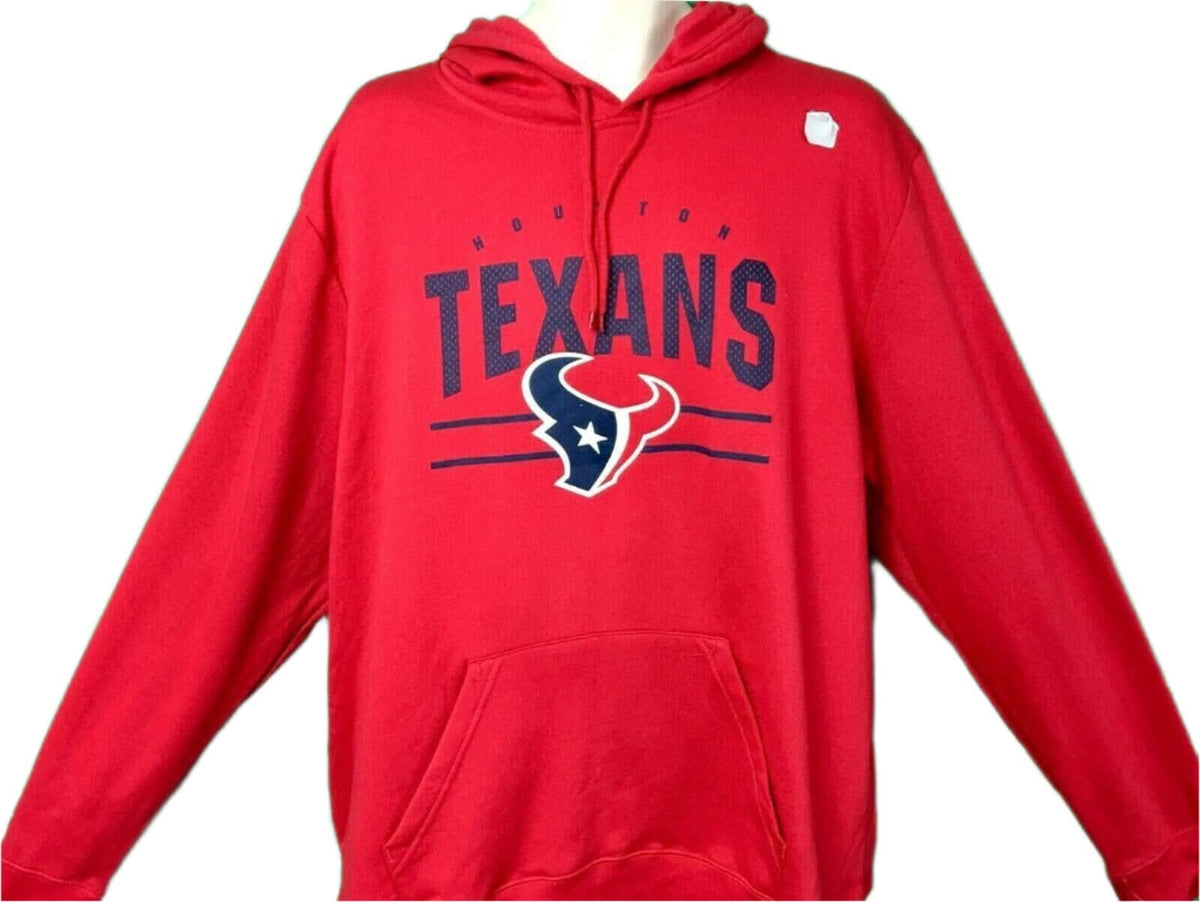 NFL Houston Texans Red Pullover Hoodie Men's 2X-Large NWT