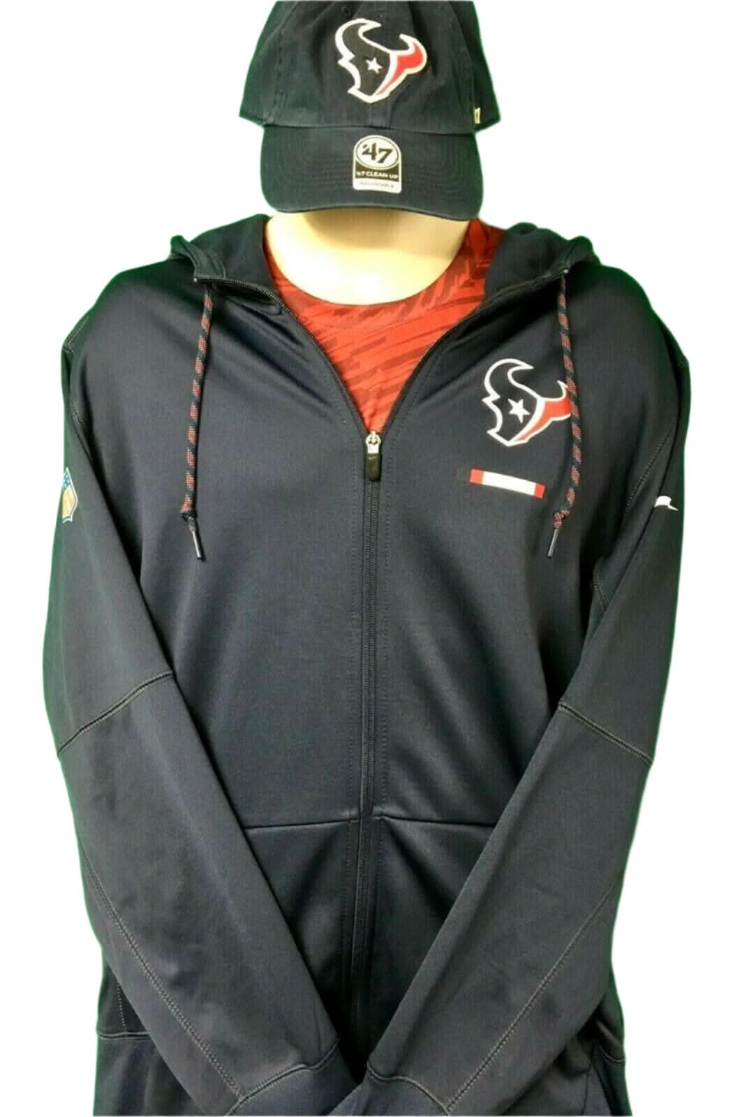 NFL Houston Texans Full Zip Jacket Men's Large NWT