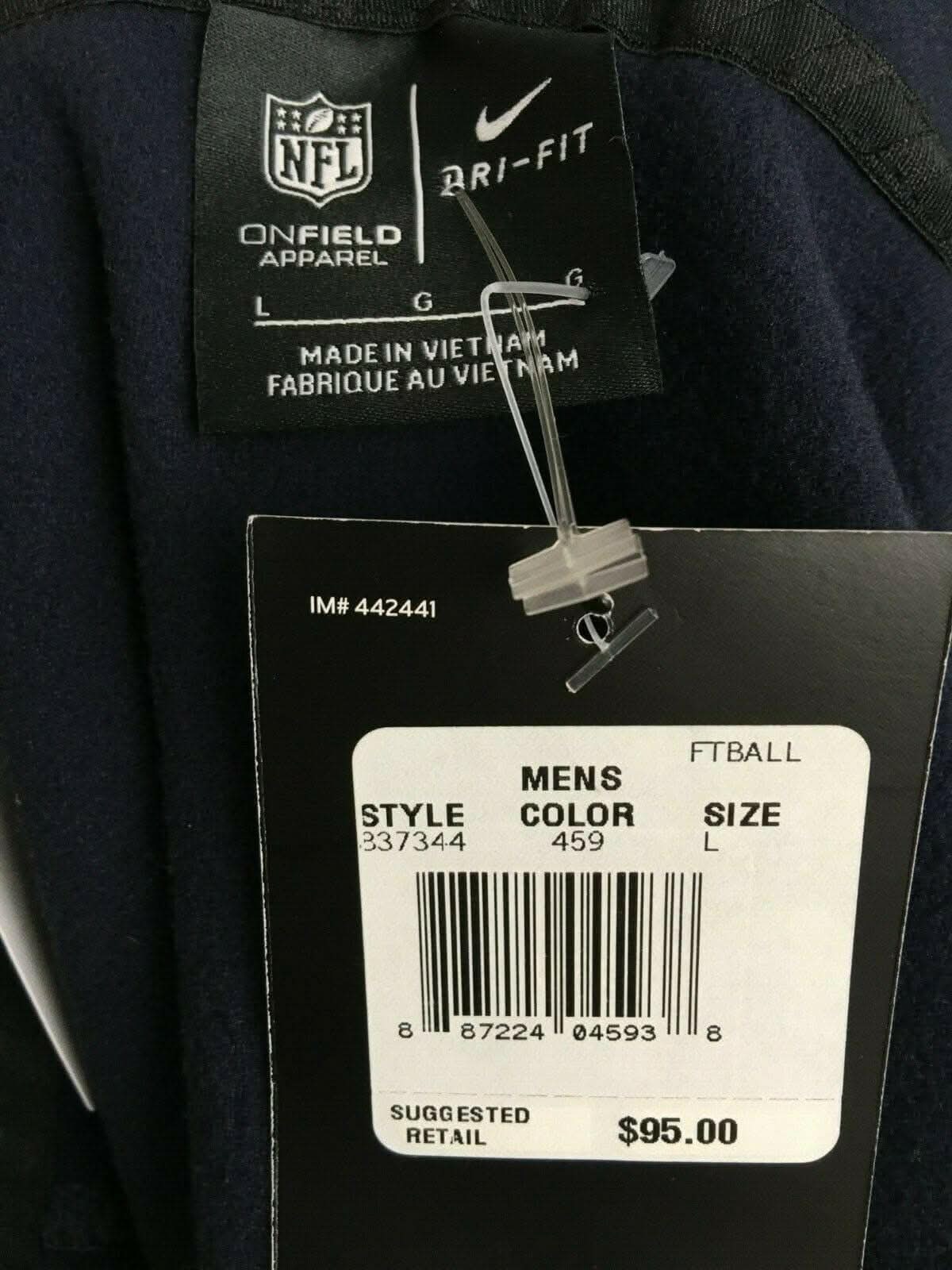 NFL Houston Texans Full Zip Jacket Men's Large NWT