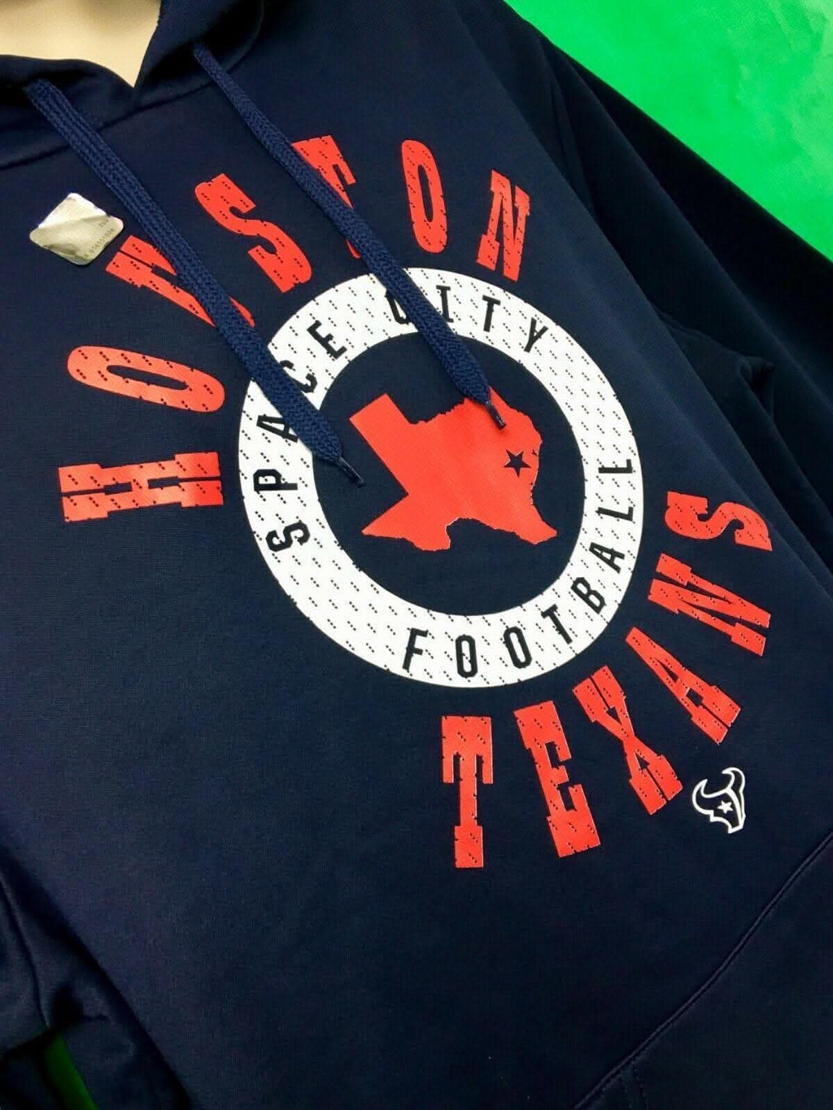 NFL Houston Texans Blue Pullover Hoodie Men's Large NWT