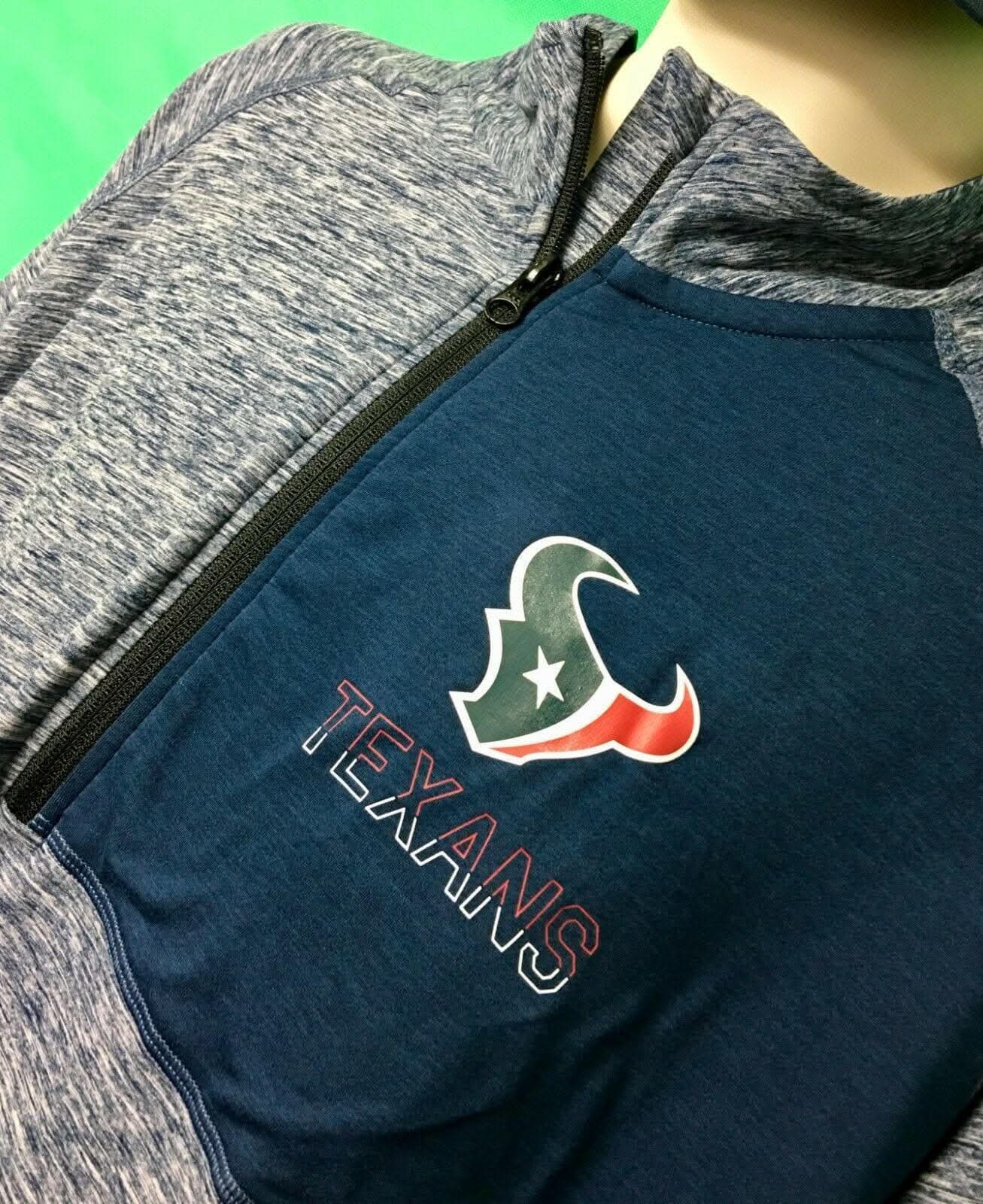 NFL Houston Texans Pro Line Fanatics 1/2 Zip Jacket Men's 2X-Large NWT