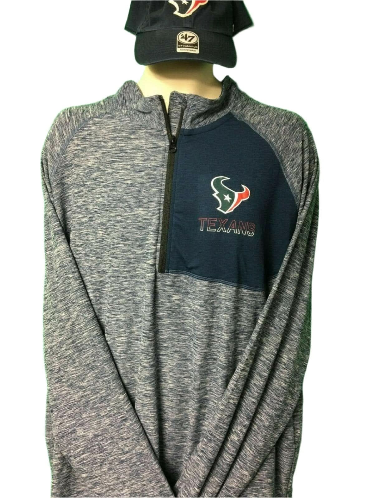 NFL Houston Texans Pro Line Fanatics 1/2 Zip Jacket Men's 2X-Large NWT