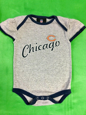 NFL Chicago Bears Heathered Grey Girls' Bodysuit/Vest 3-6 Months