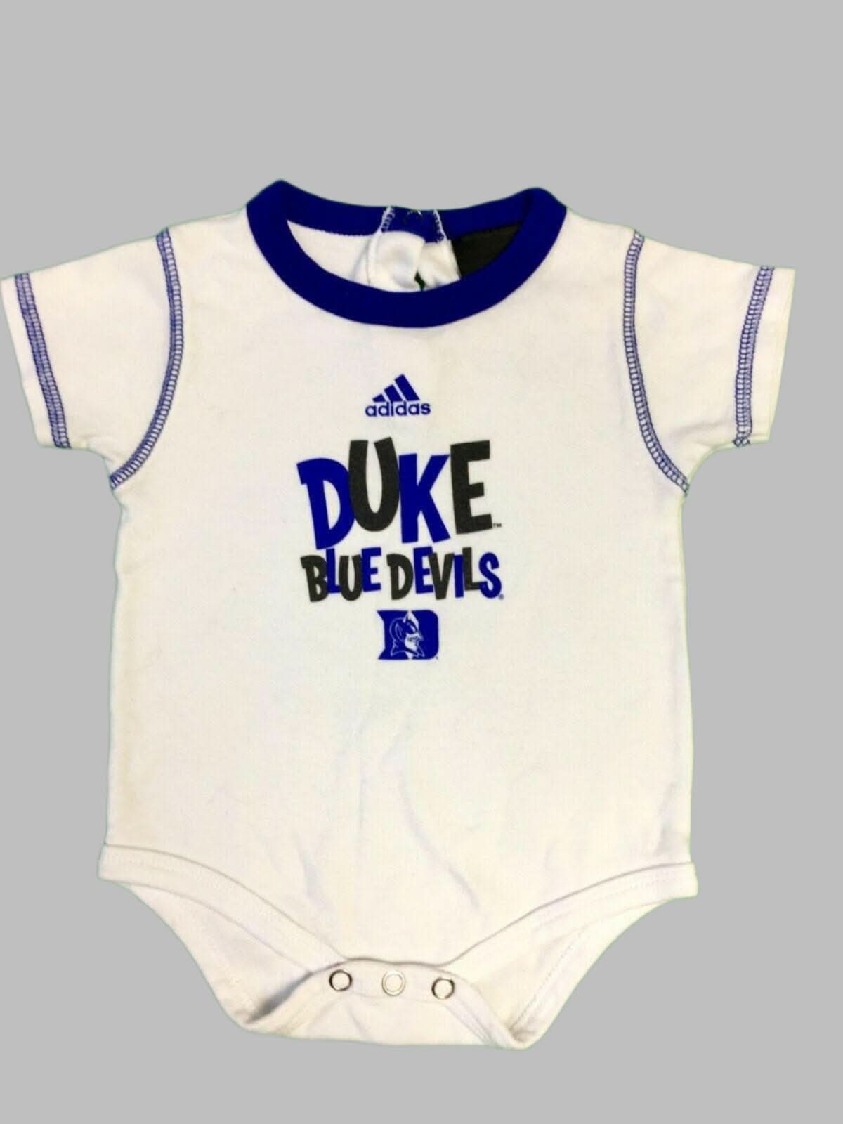 NCAA Duke Blue Devils Adidas Bodysuit/Vest 12 Months