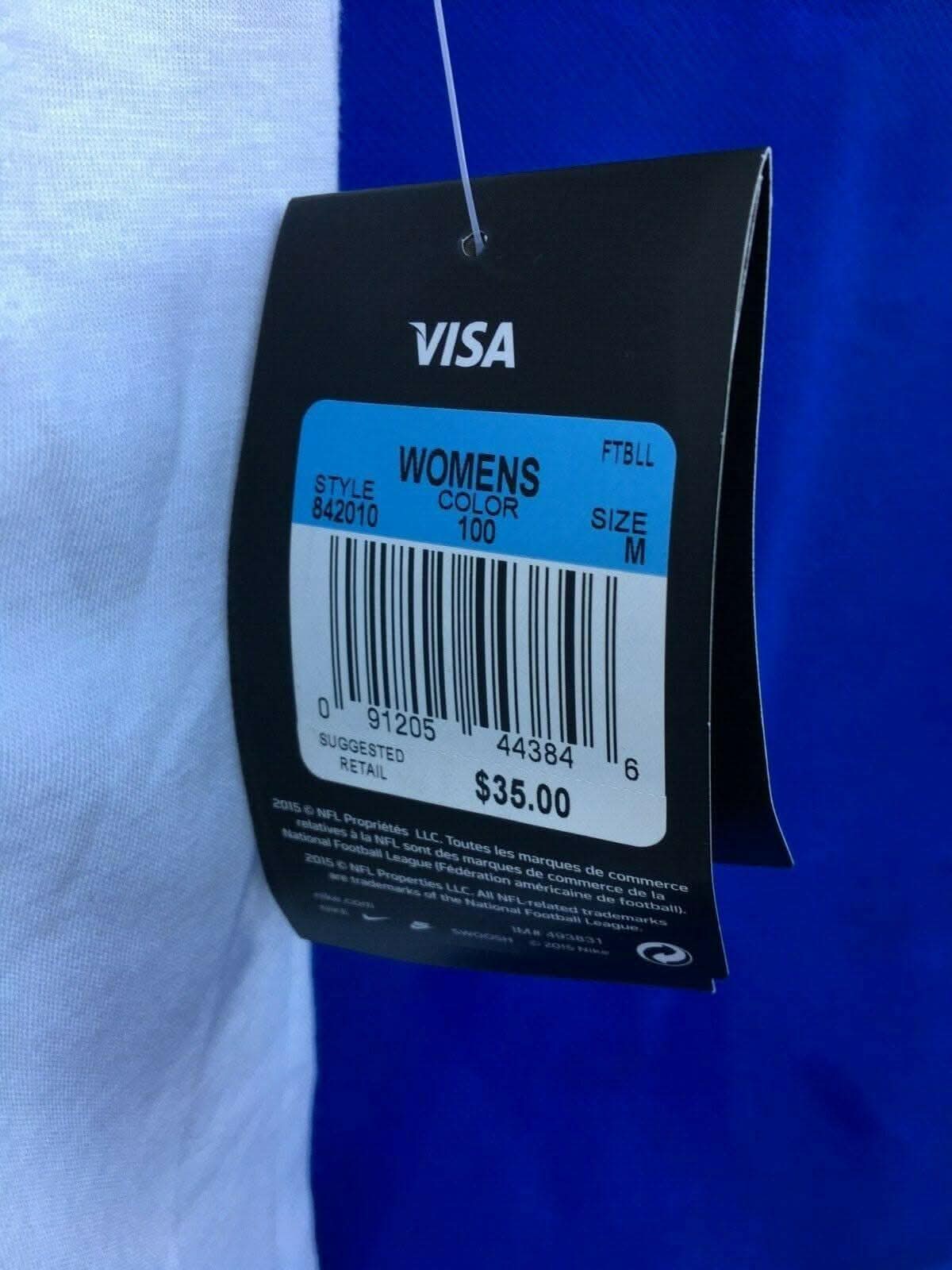 NFL Women's Los Angeles Chargers Tri-Blend Performance T-Shirt NWT Medium