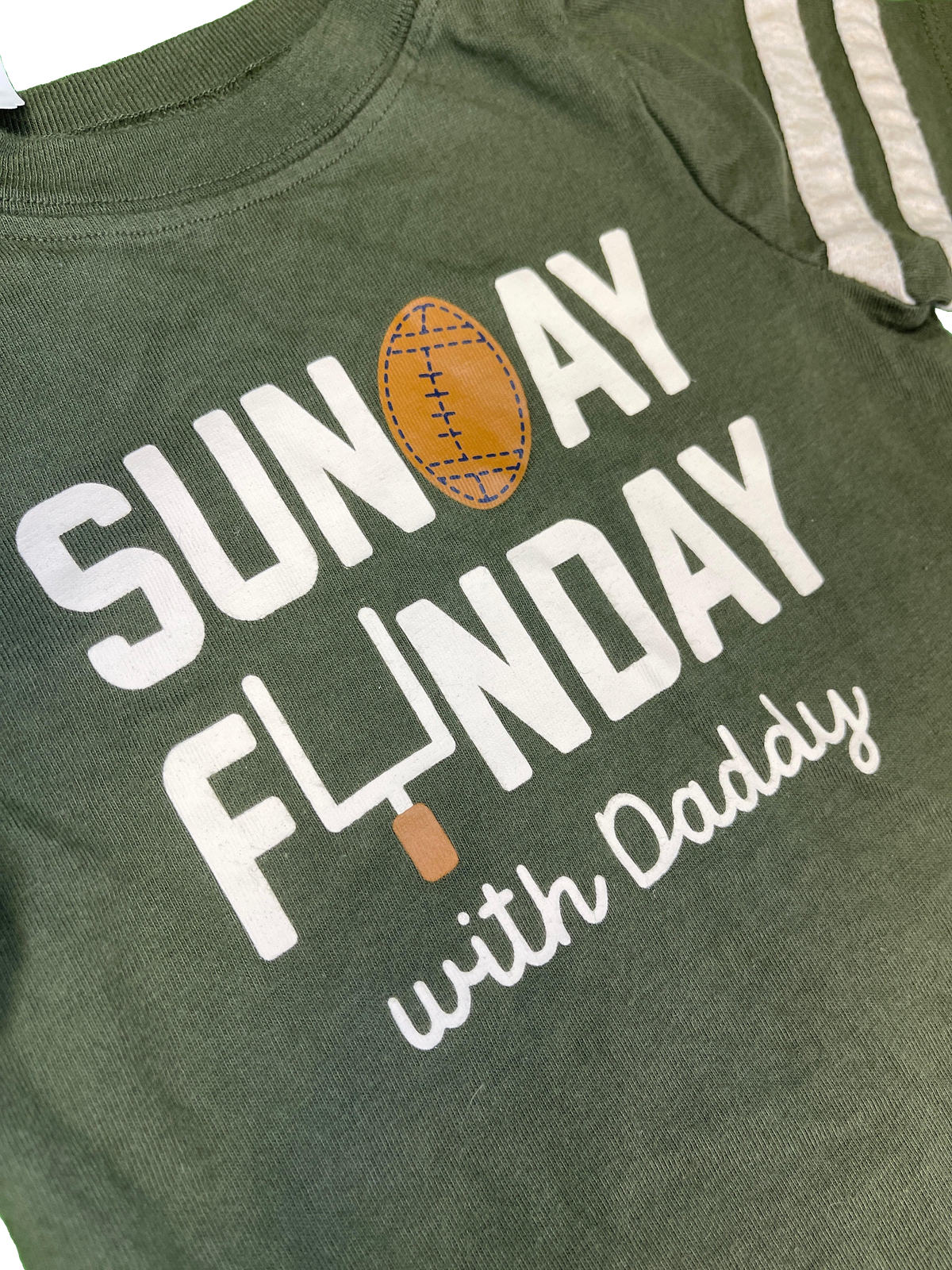 American Football "Sunday Funday with Daddy" Bodysuit/Vest 12 Months