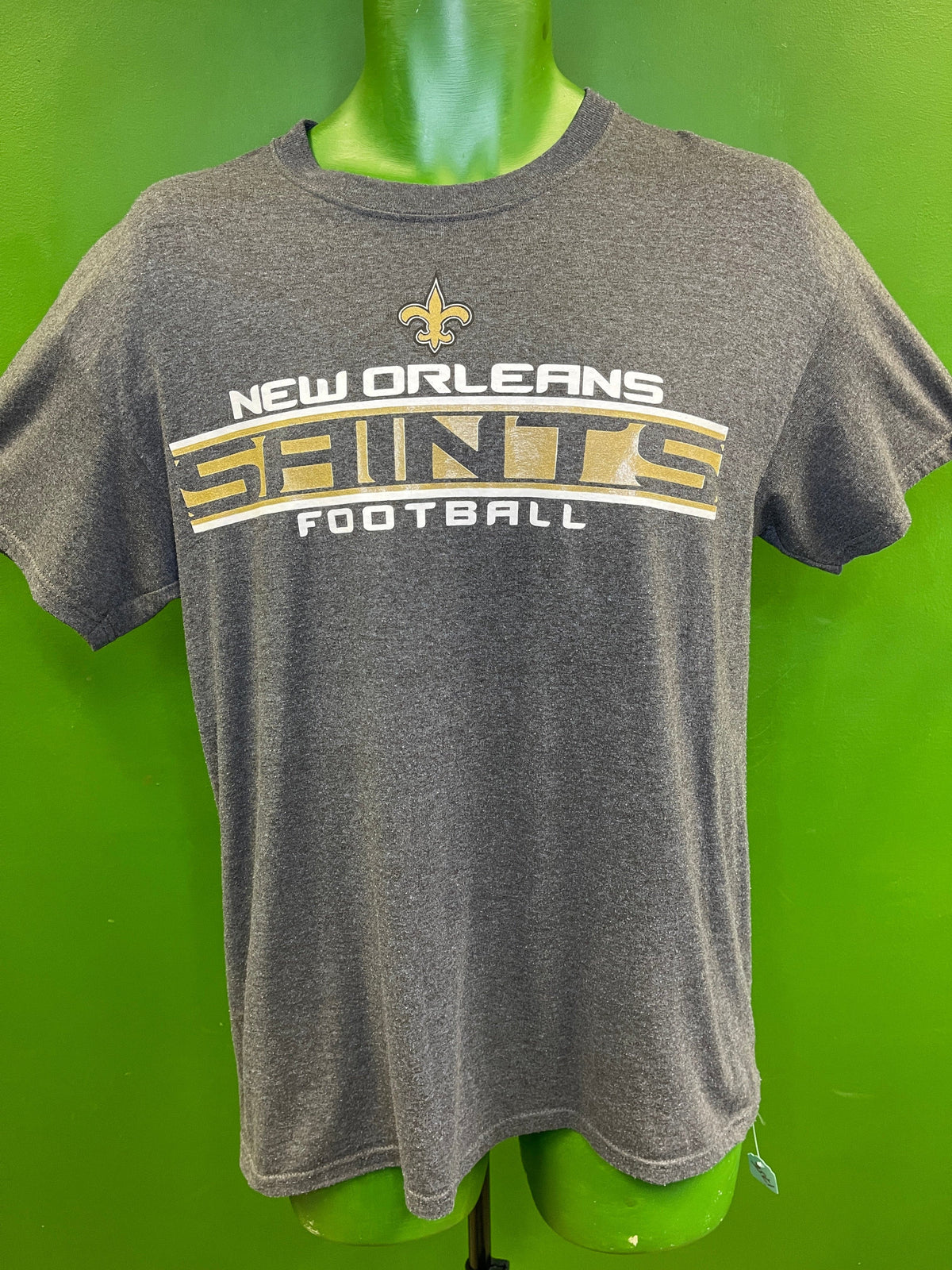 NFL New Orleans Saints Charcoal T-Shirt Men's Medium