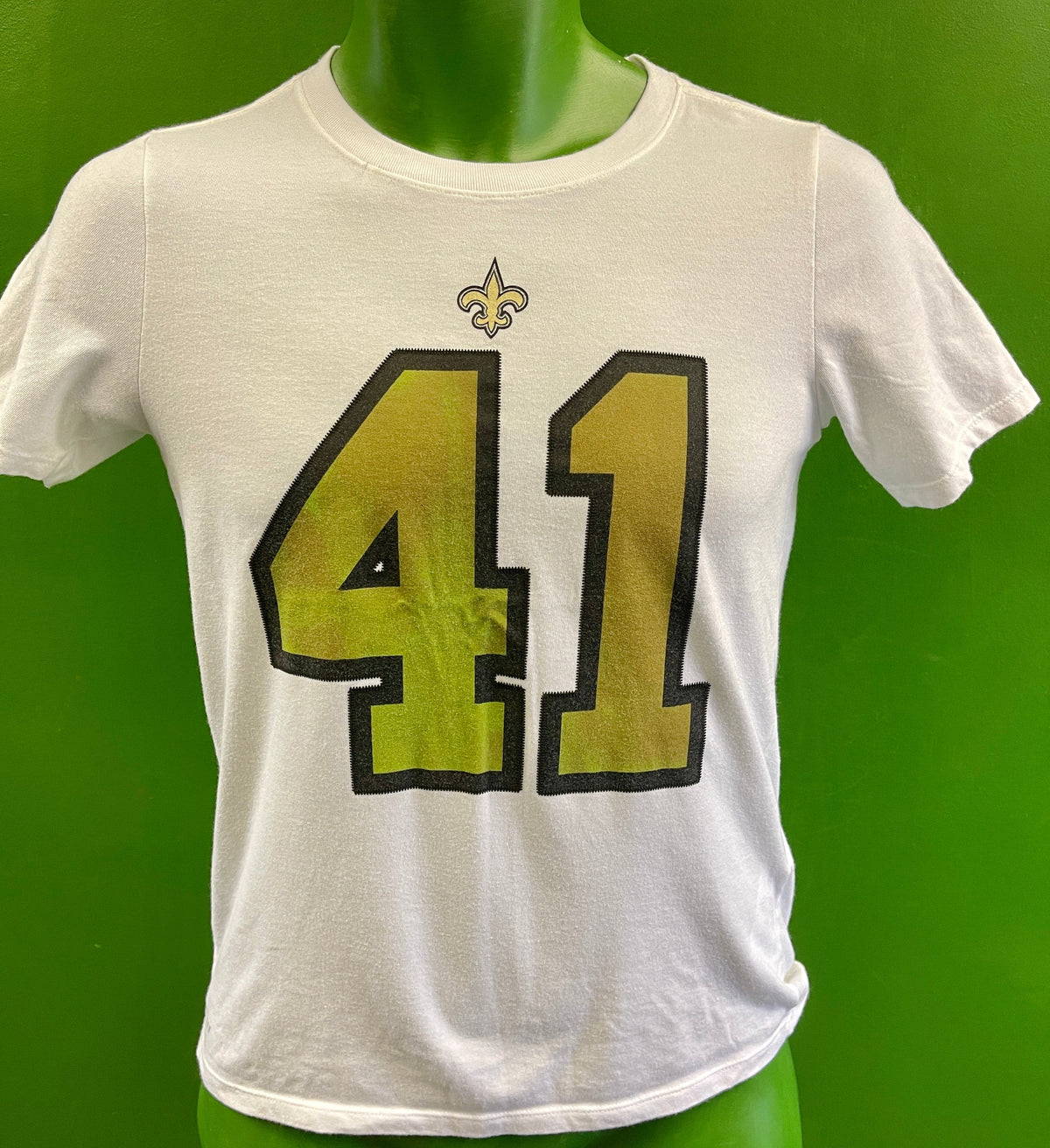 NFL New Orleans Saints Alvin Kamara #41 T-Shirt Youth Medium 10-12