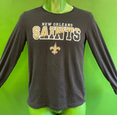 NFL New Orleans Saints L/S Black T-Shirt Youth Medium 10-12