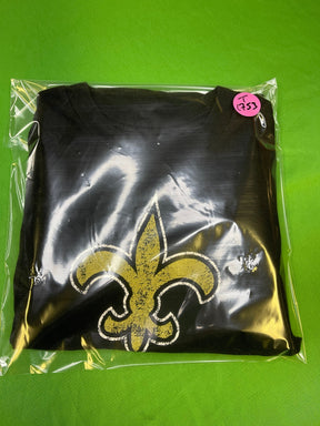 NFL New Orleans Saints Black 100% Cotton T-Shirt Youth Small 5-6