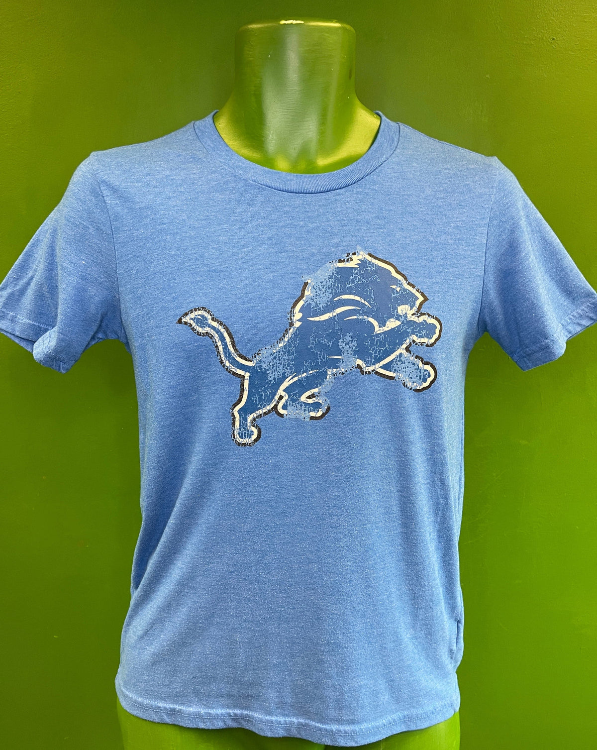 NFL Detroit Lions Tri-Blend T-Shirt Youth Medium 10-12