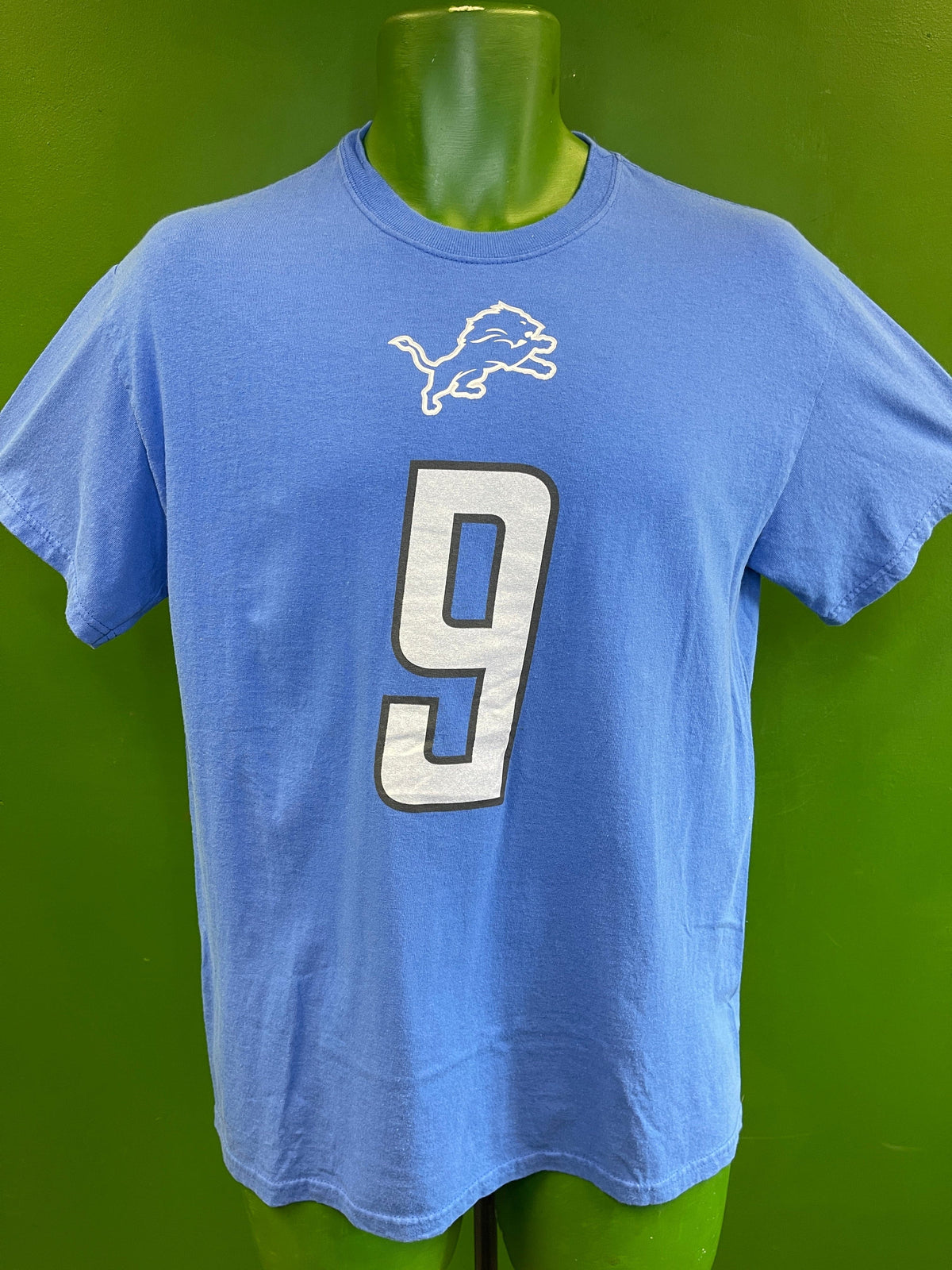 NFL Detroit Lions Matthew Stafford #9 T-Shirt Men's Medium