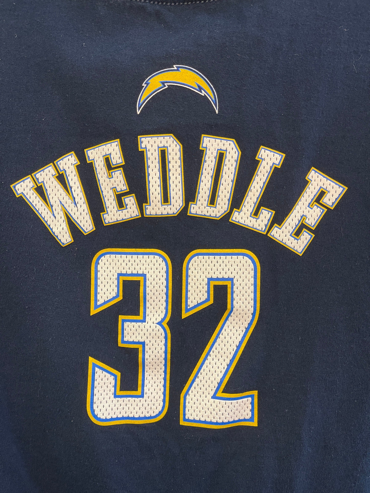 NFL Los Angeles Chargers Eric Weddle #32 T-Shirt Youth X-Large 18-20