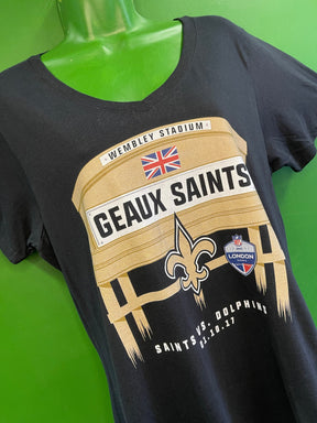 NFL New Orleans Saints Fanatics London Games 2017 T-Shirt Women's Large NWT