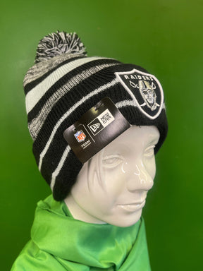 las vegas raiders bobble hat