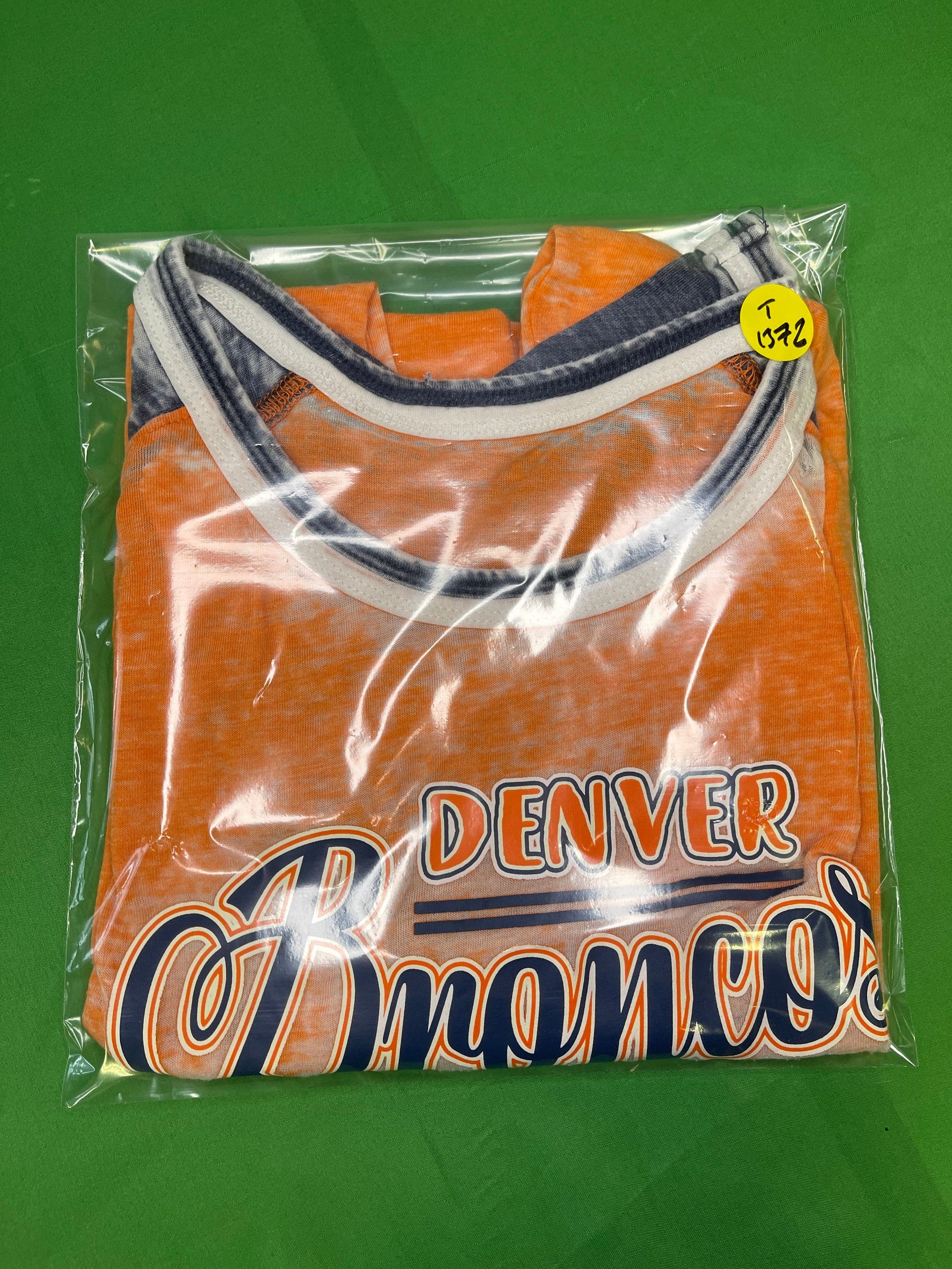 Denver Broncos Shirt Women's Medium Orange Blue NFL Team Apparel Athletic  Ladies