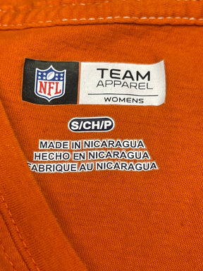 NFL Denver Broncos Orange Sparkle T-Shirt Women's Small