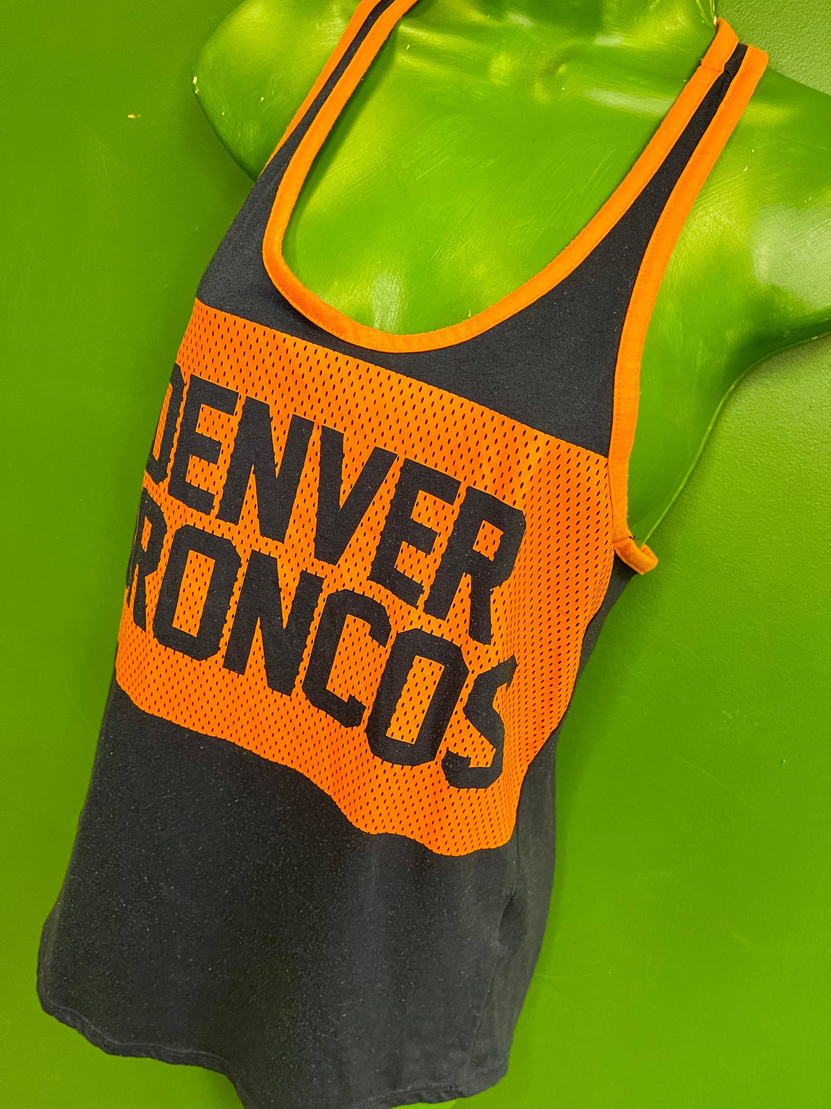 NFL Denver Broncos Athletic Cut Racerback Tank Top Vest Women's Small