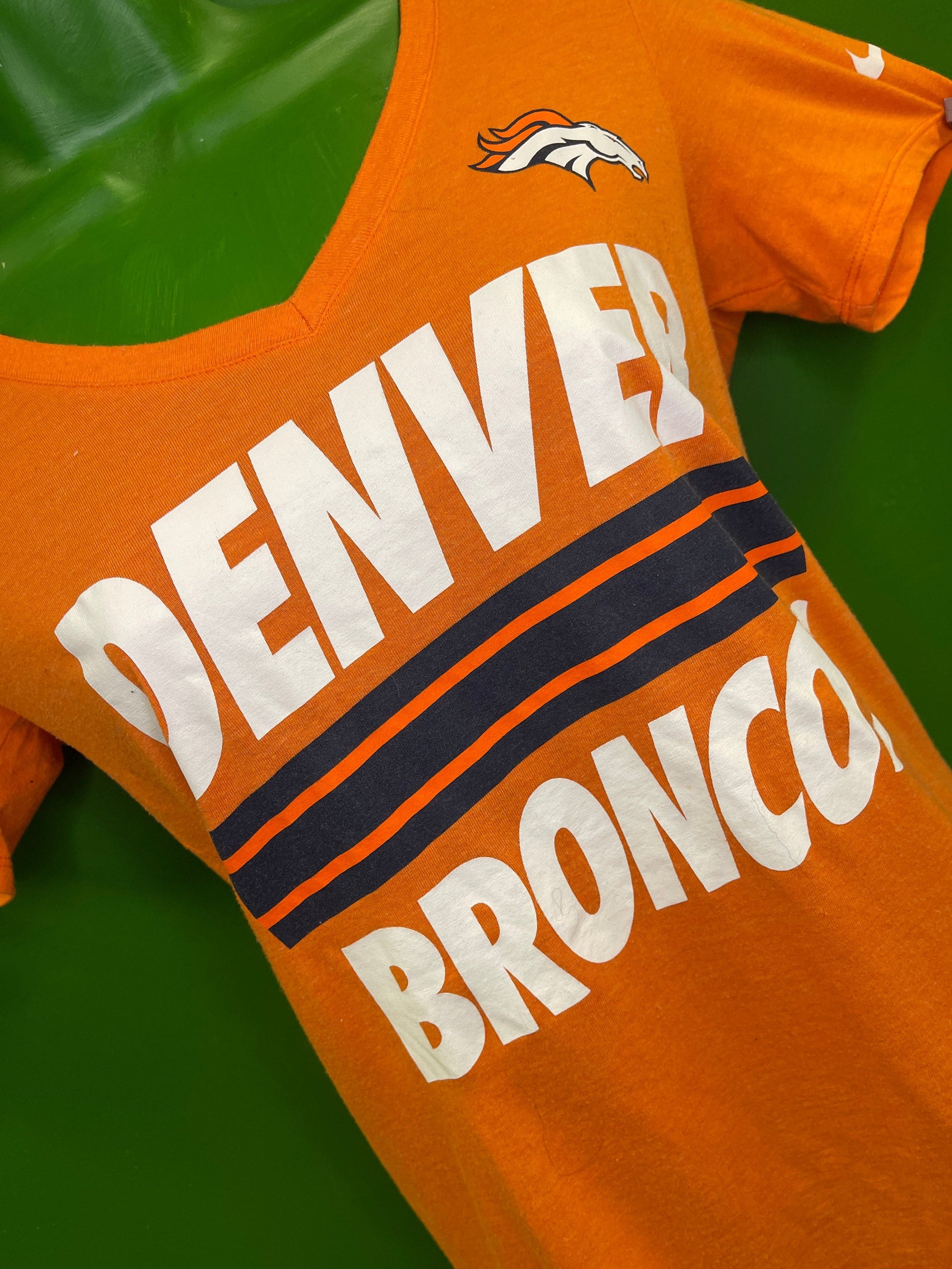 NFL Denver Broncos Orange T-Shirt Women's X-Small