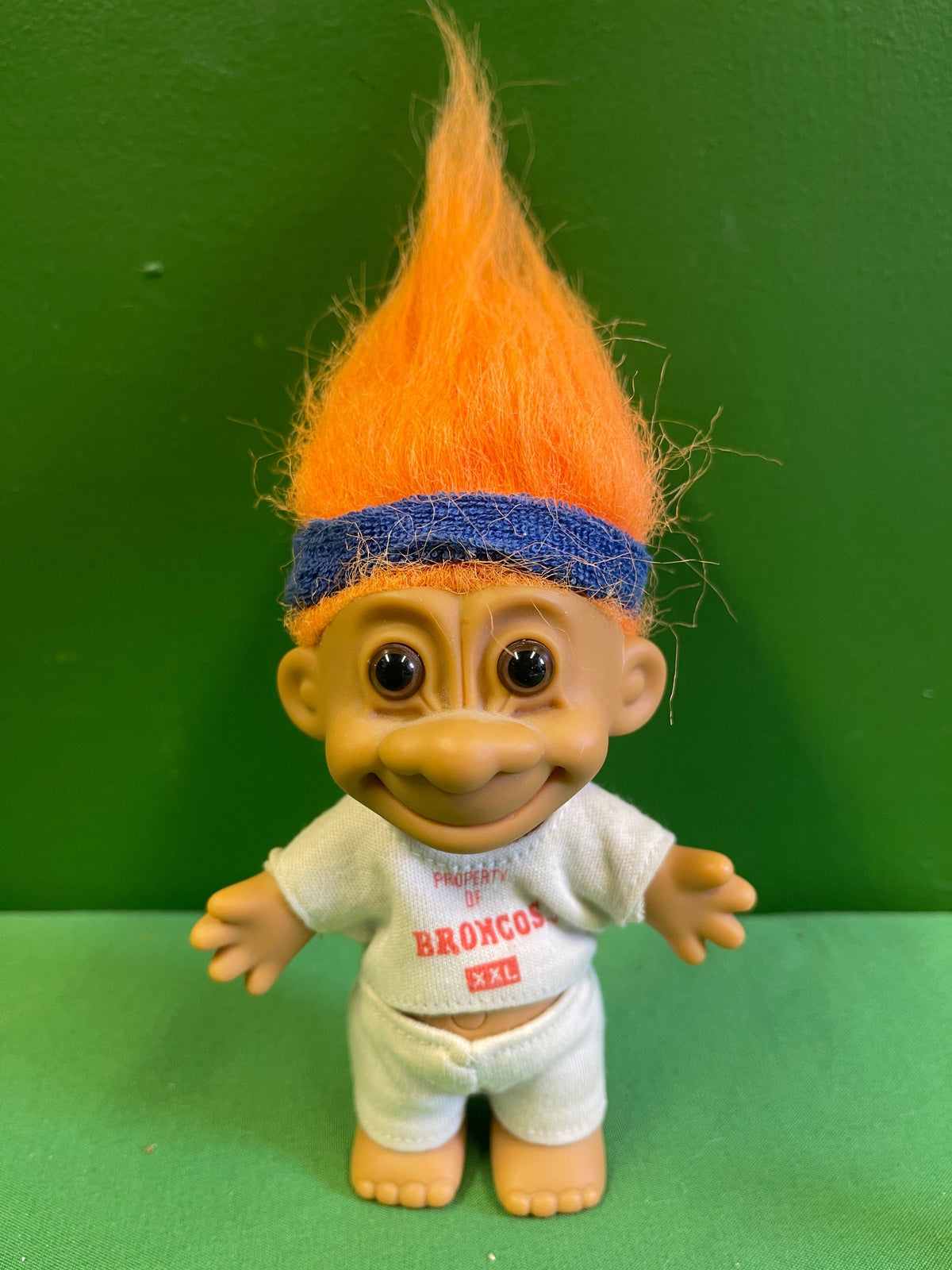 NFL Denver Broncos Russ Troll Doll 1991 Collectable Figure