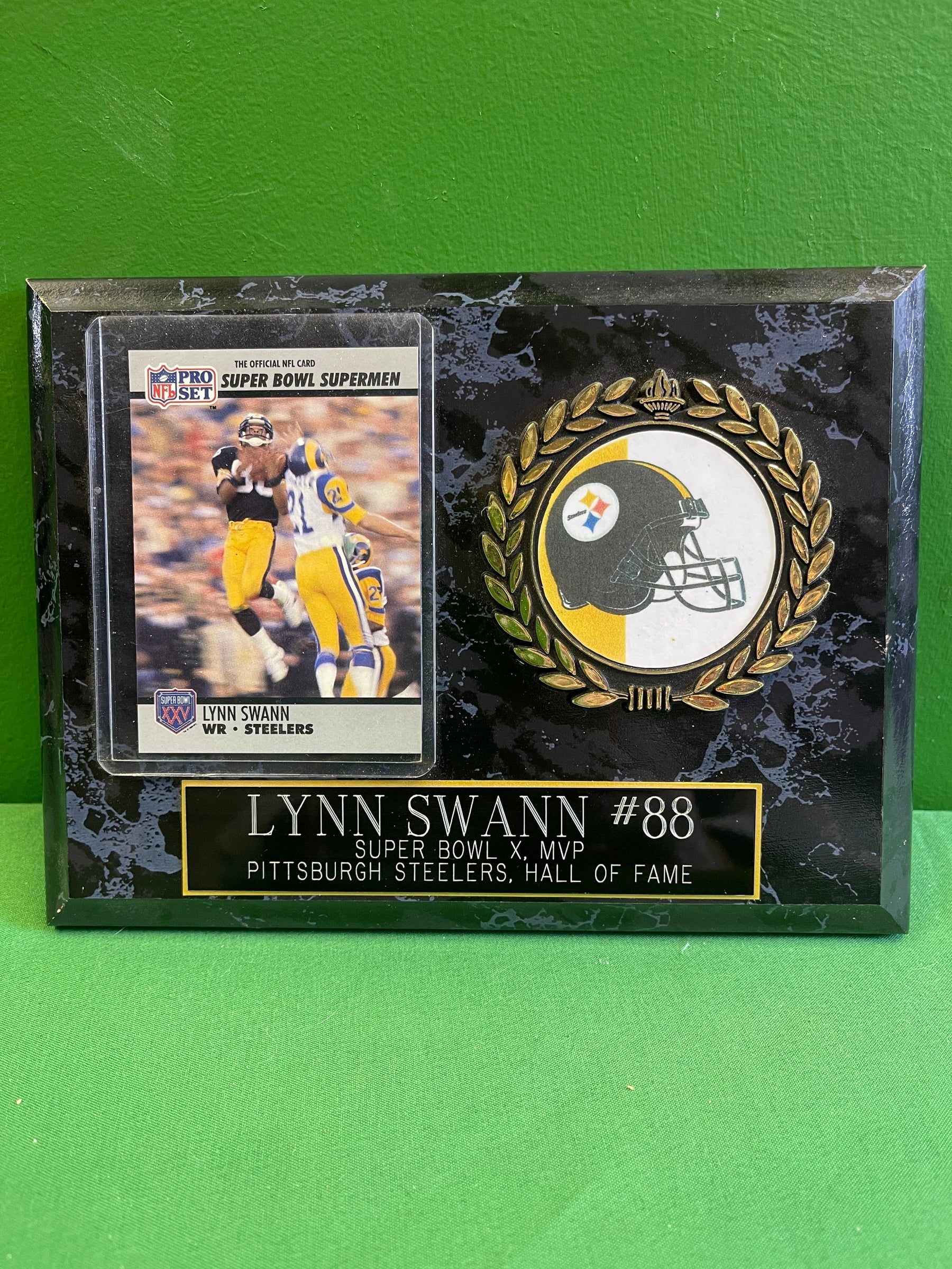 NFL Pittsburgh Steelers Lynn Swann #88 Commerative Plaque Fan Cave!