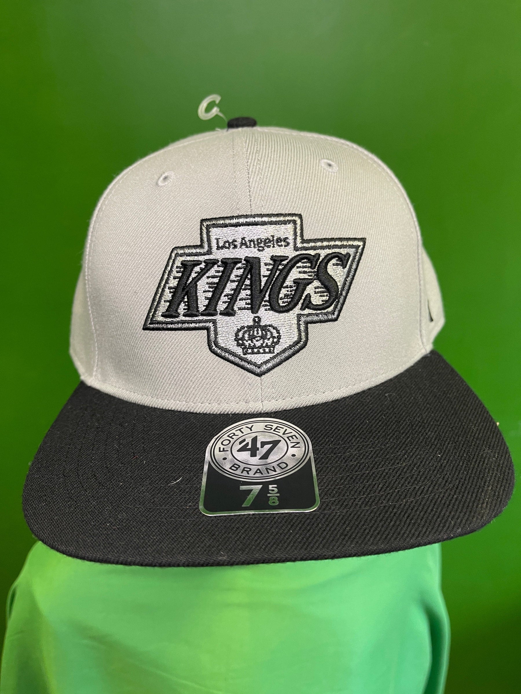 VINTAGE LA Kings Mitchell & Ness Fitted Hat Size 7 3/4 NHL