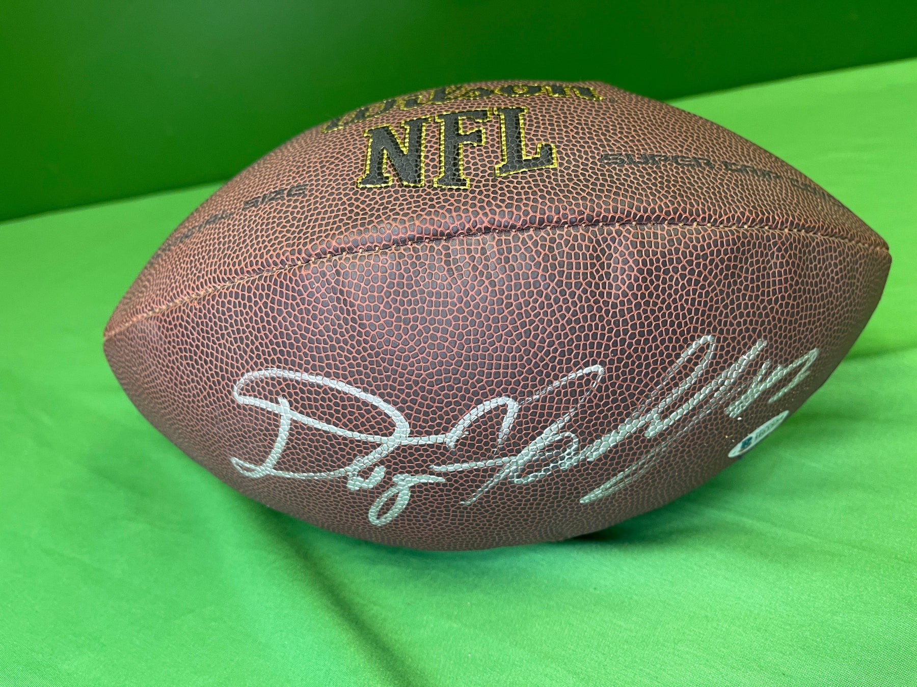 NFL Washington Commanders Dwayne Haskins Signed Autographed Wilson Football Beckett COA