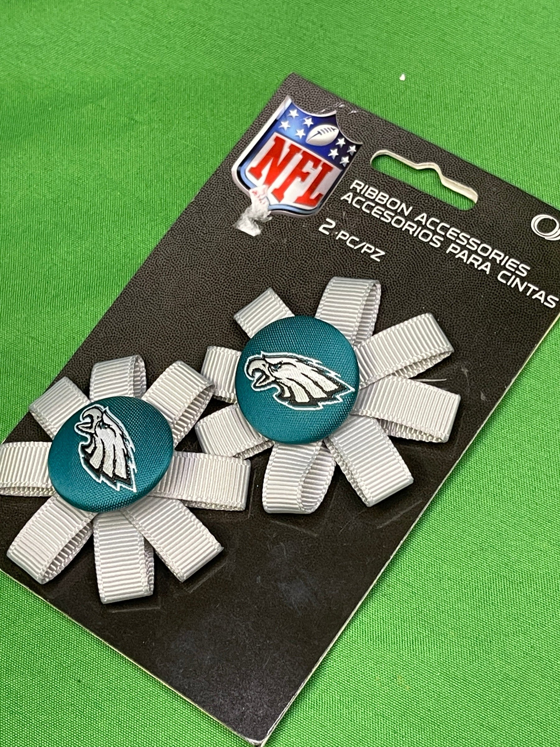 NFL Philadelphia Eagles Ribbon Bow Accessories Licensed NWT