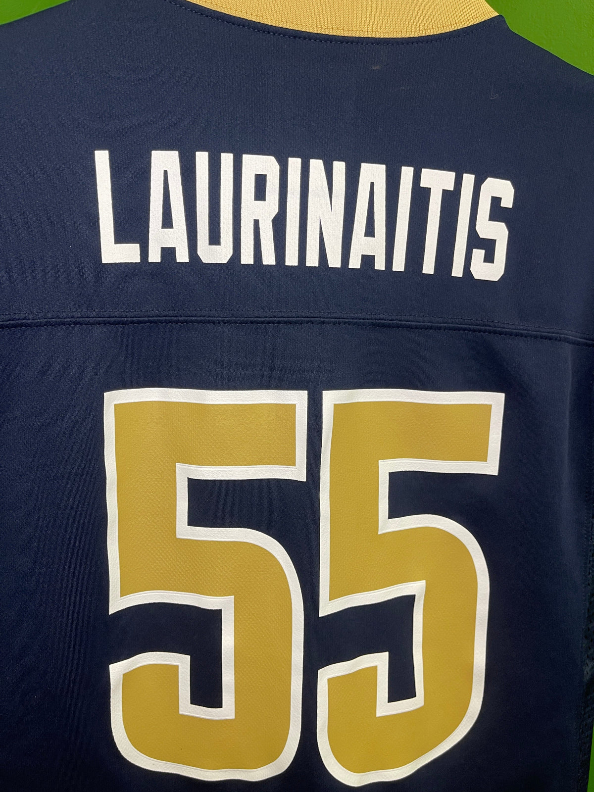NFL Los Angeles Rams Laurinaitis #55 Jersey Youth Medium 10-12