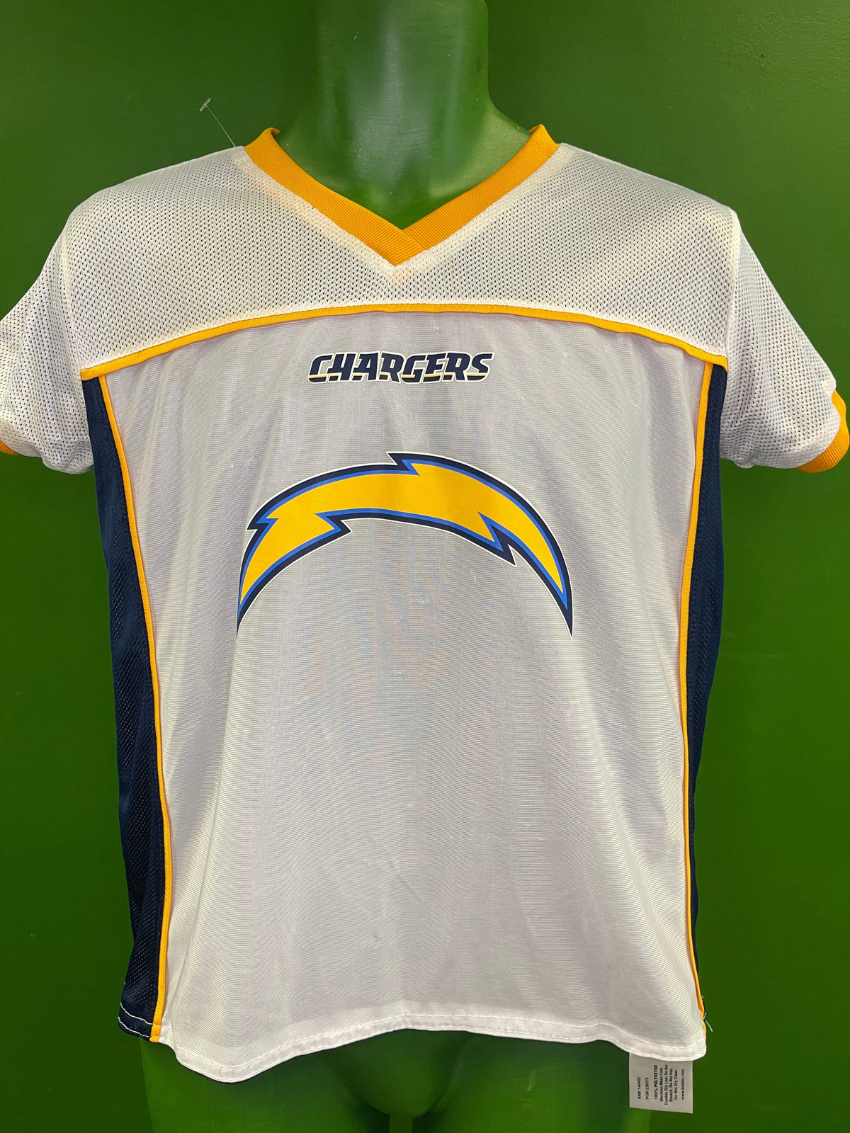 NFL Los Angeles Chargers Flag Football Jersey Youth Large 14-16