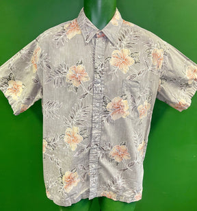 Made in Hawaii Floral Hawaiian Aloha Shirt Men's Large