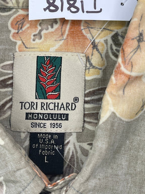 Made in Hawaii Floral Hawaiian Aloha Shirt Men's Large