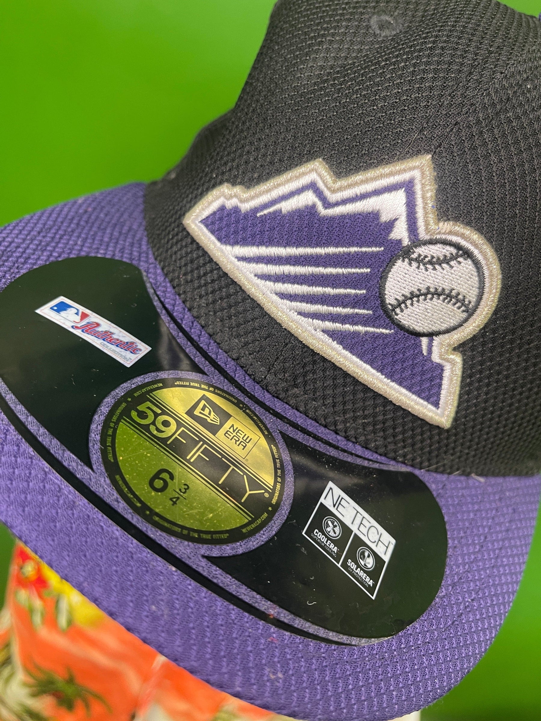 Colorado Rockies New Era Authentic Collection ON Field 59FIFTY Structured  Hat - Purple