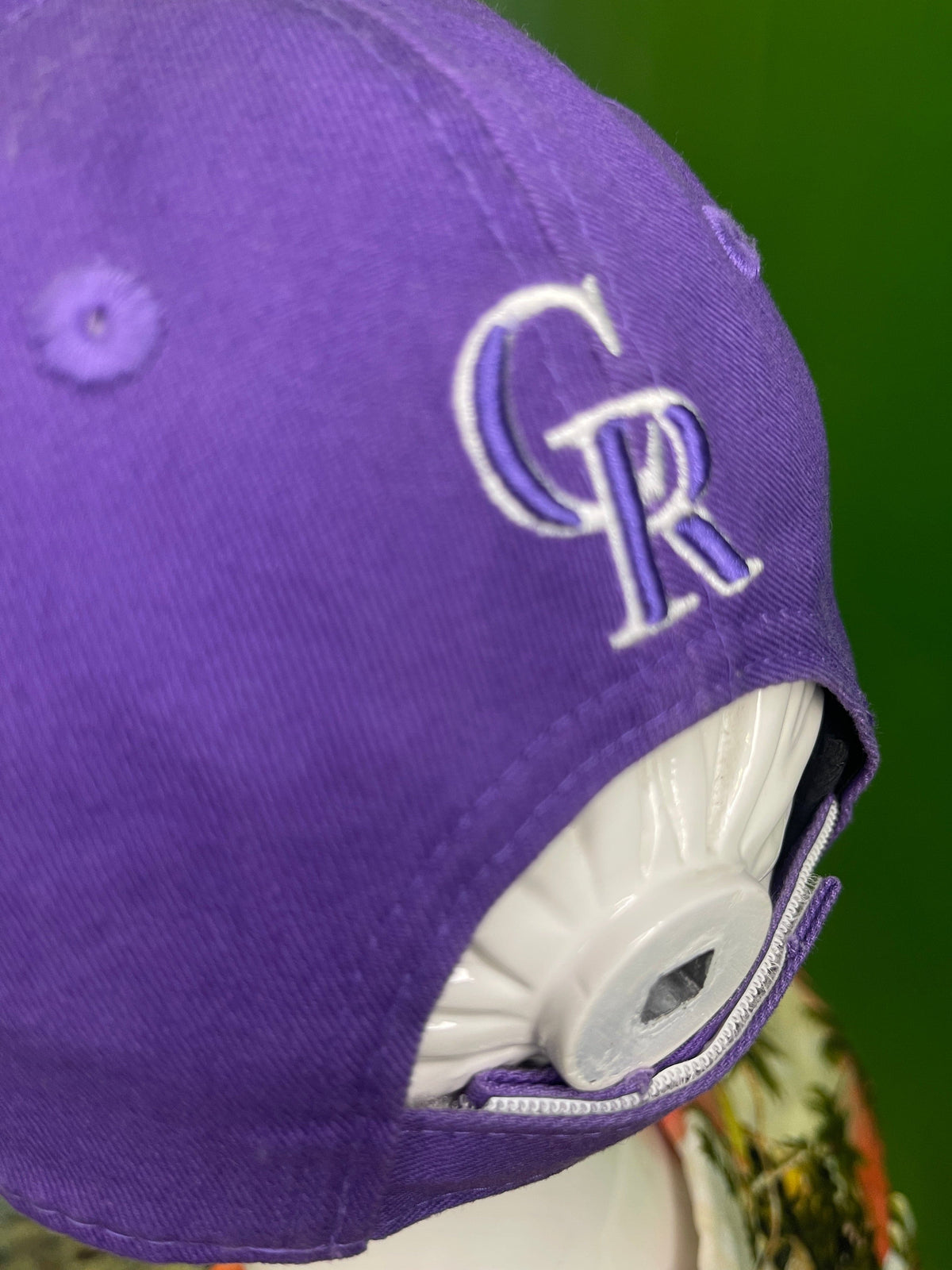 MLB Colorado Rockies New Era 9FORTY Purple Textured Hat/Cap Youth OSFA