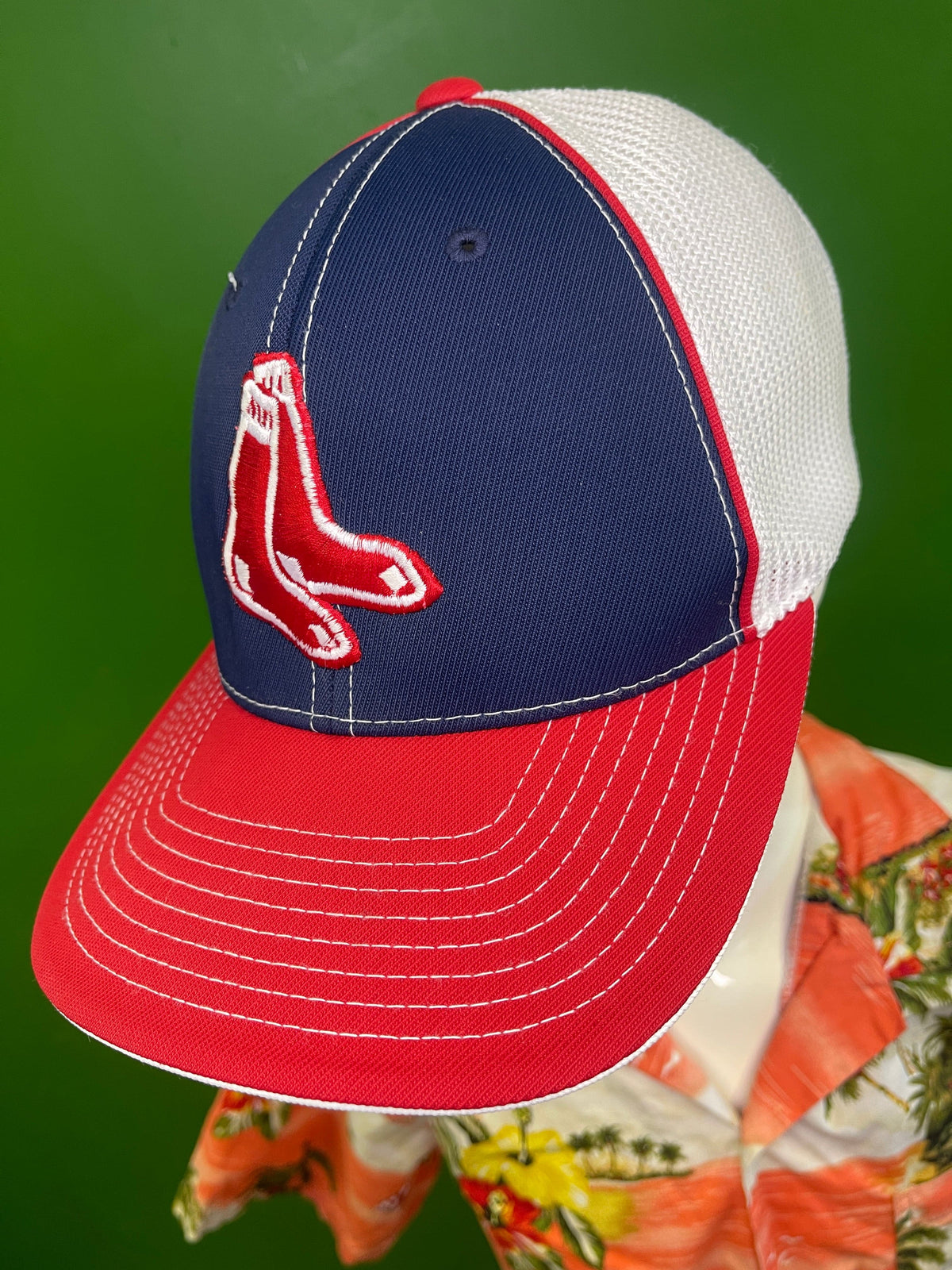MLB Boston Red Sox Mesh Colour Blocked Hat/Cap Small/Medium