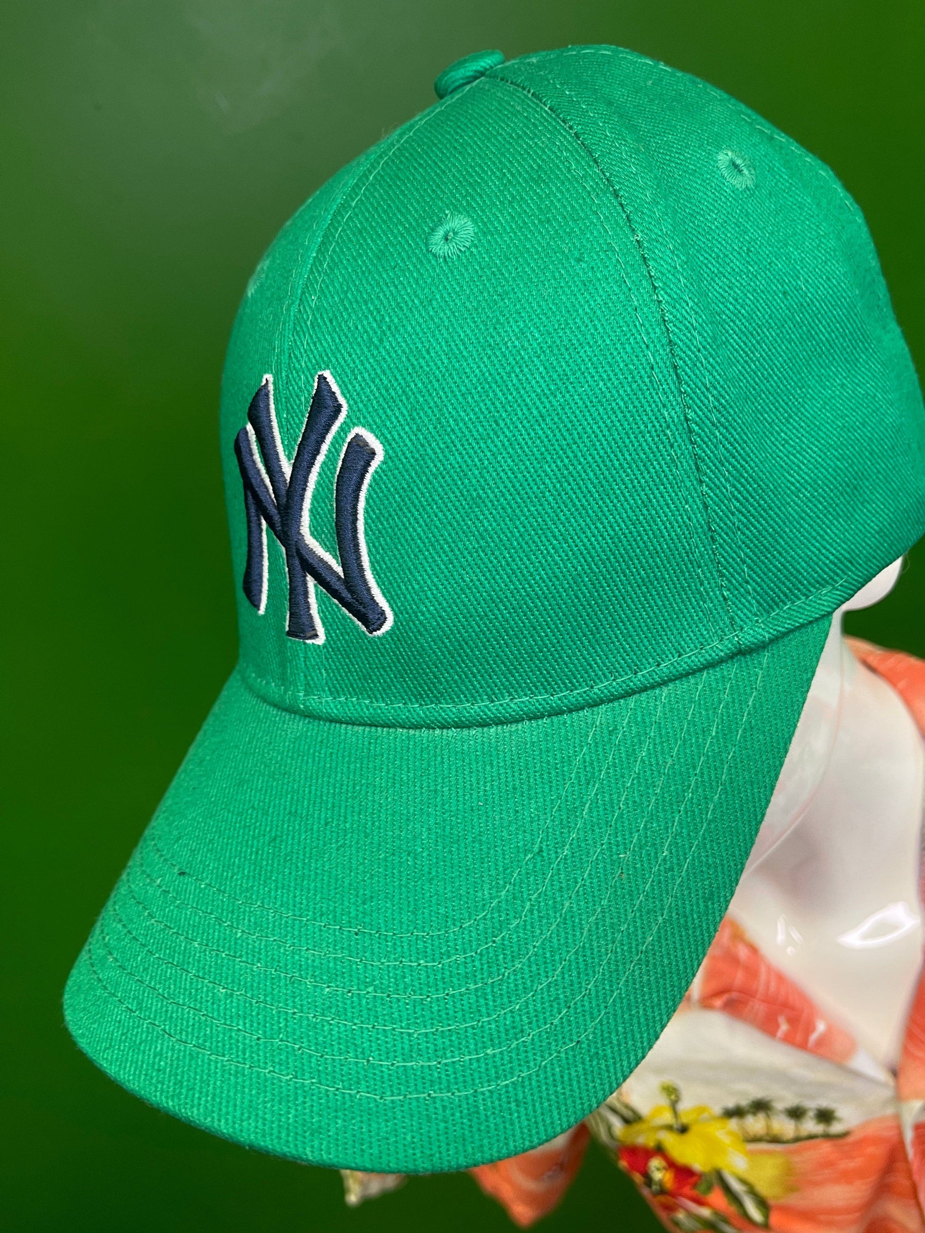 MLB New York Yankees Fan Favorite Green Shamrock Hat/Cap OSFA NWT