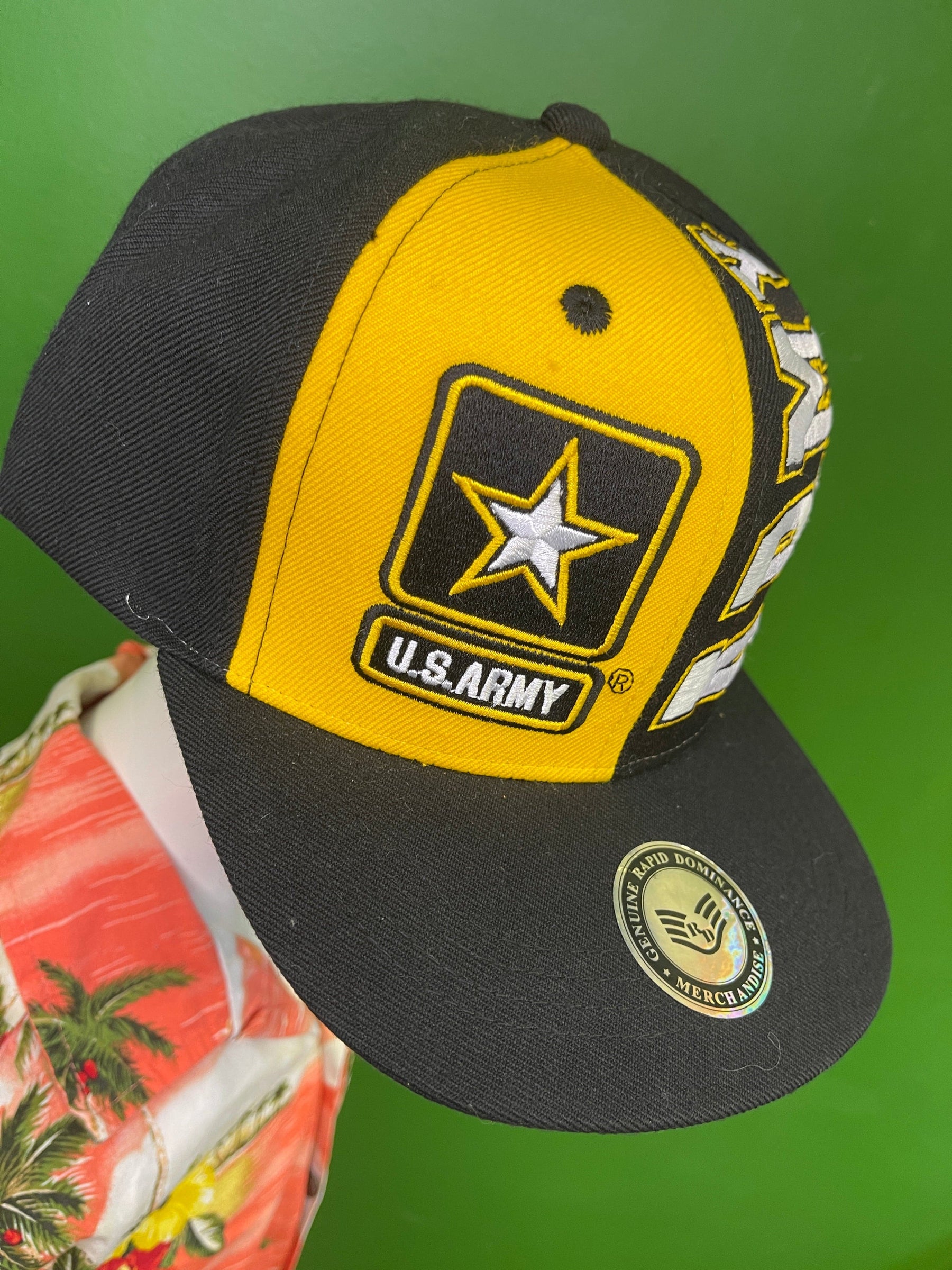US Army Baseball Hat/Cap Acrylic Snapback OSFM NWT
