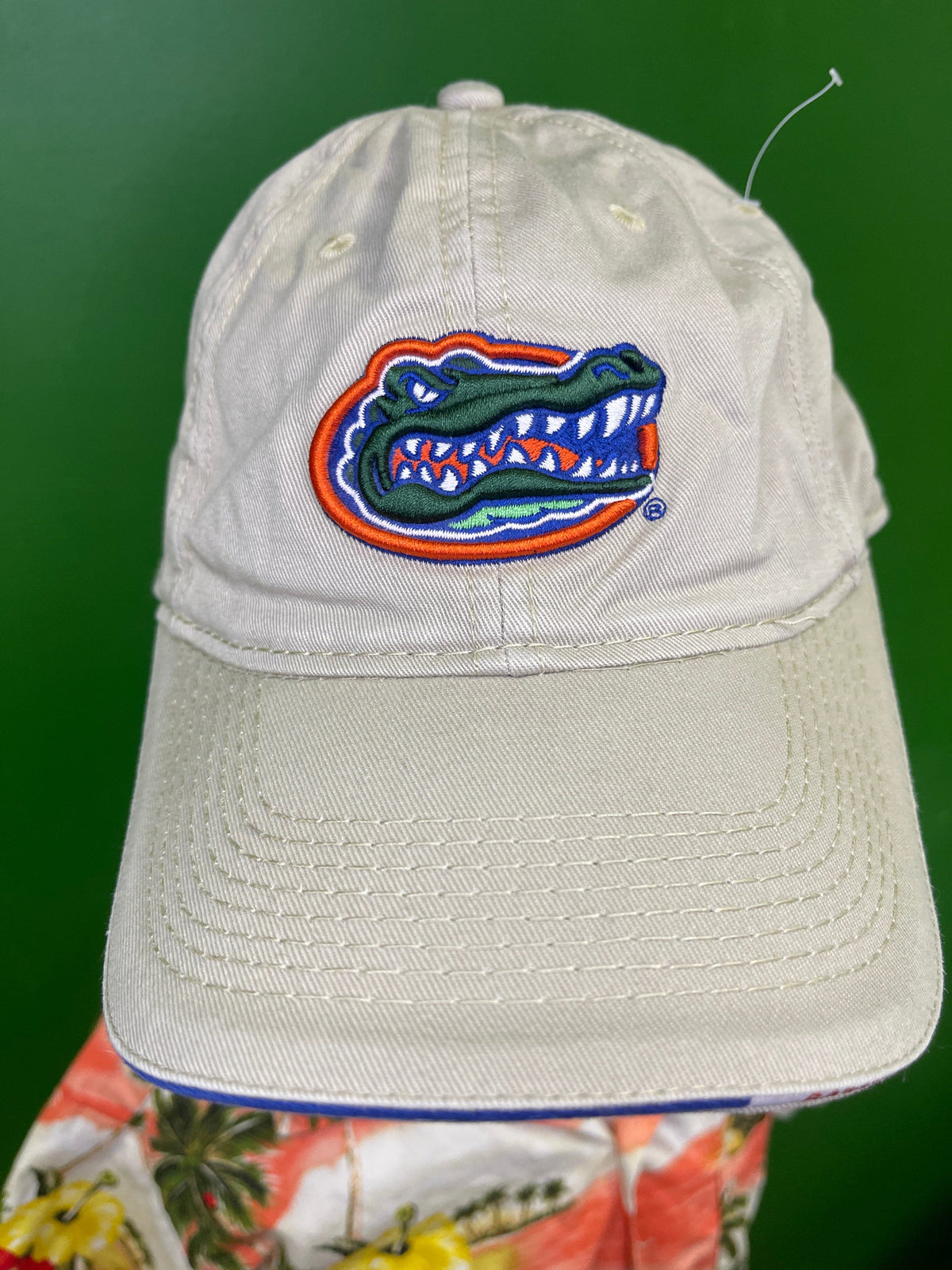 NCAA University of Florida Gators Beige Cotton Baseball Hat/Cap Strapback